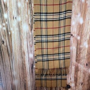 V. Frass Brown Plaid Nova Check 100% Acrylic Made In Germany
